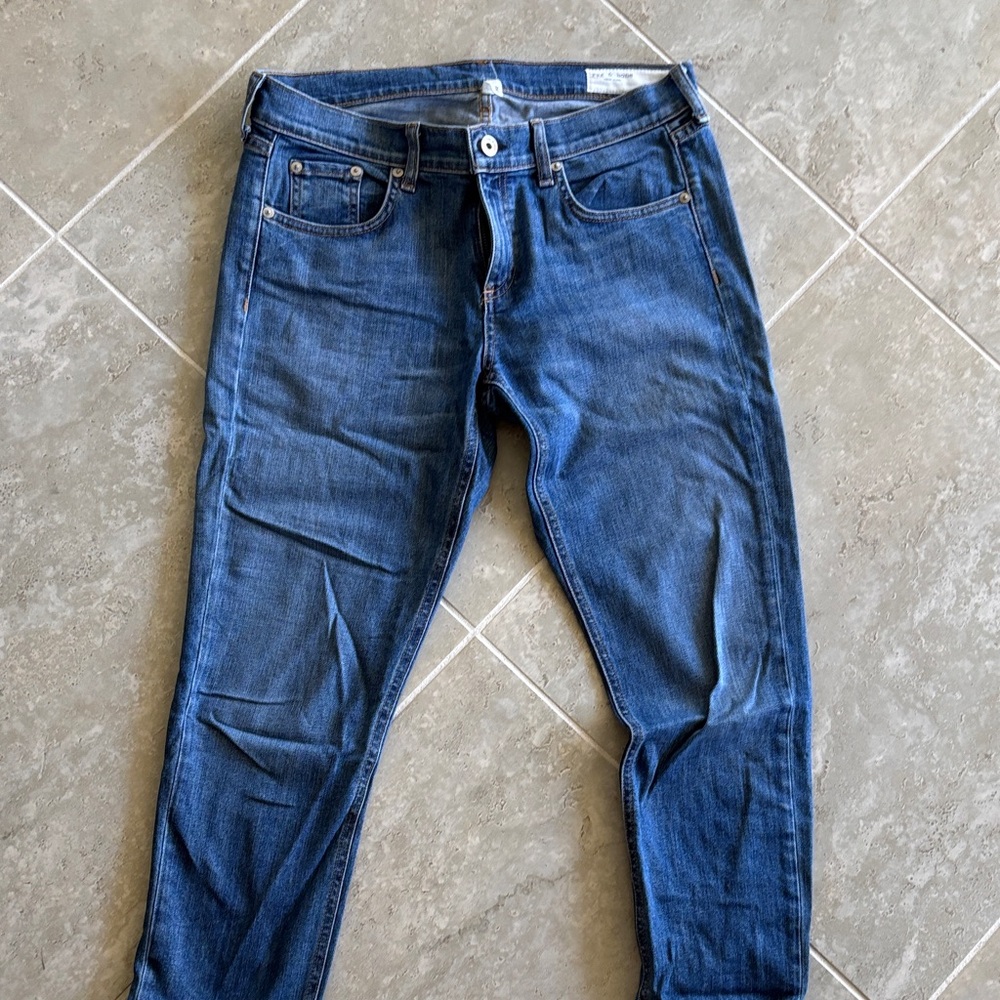 SALE 🎈🎈 Rag& bone Blue Straight Leg Jeans
